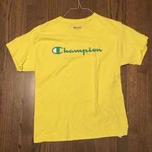 Yellow Champion tee